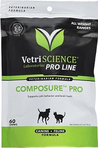 Composure Pro Bite Size Chews for Dogs -Cats