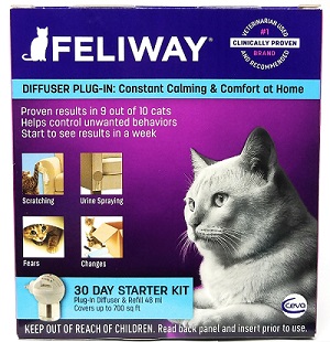 Feliway Cat Pheromone Starter Kit Plug in Diffuse and Refill