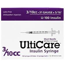 Ulticare Syringe U 100