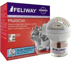 Feliway Multi Cat Starter Kit Plug in Diffuser and Refill